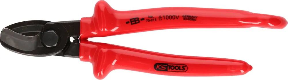 Aktuell KS TOOLS 1000V Einhand-Kabelschneider mit Sicherungsöse für Sicherheitsleine ( 117.2206 )
