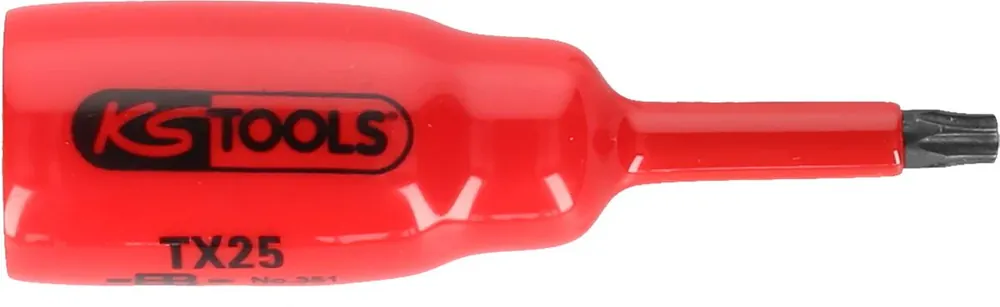 KS TOOLS 3/8" Bit-Stecknuss mit Schutzisolierung für Torx-Schrauben, T40, kurz ( 117.2461 ) Preis Gesenkt