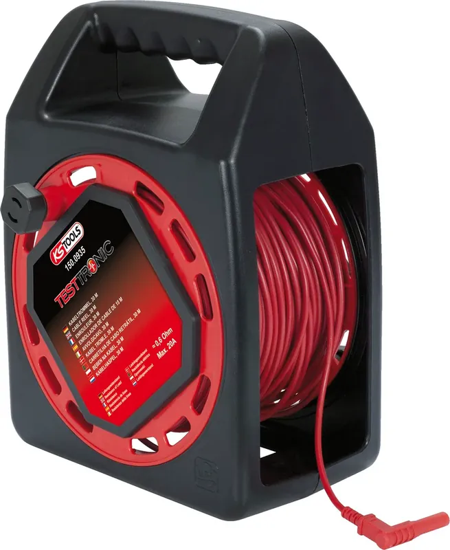 Preis Gesenkt KS TOOLS Testronic Prüf-Kabeltrommel, 30m ( 150.0935 )