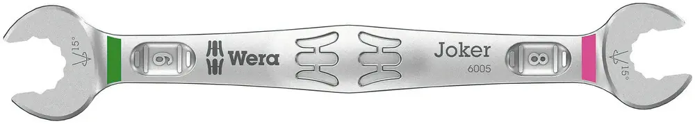 WERA Doppelmaulschlüssel Joker 6005 8 x 9 mm Länge 123 mm ( 4000823160 ) Abverkauf