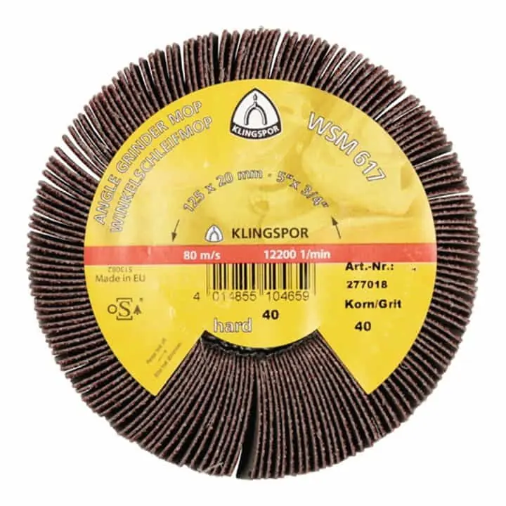 Preiswert KLINGSPOR Schleifmoprad WSM 617 80 braun ( 4000843656 )