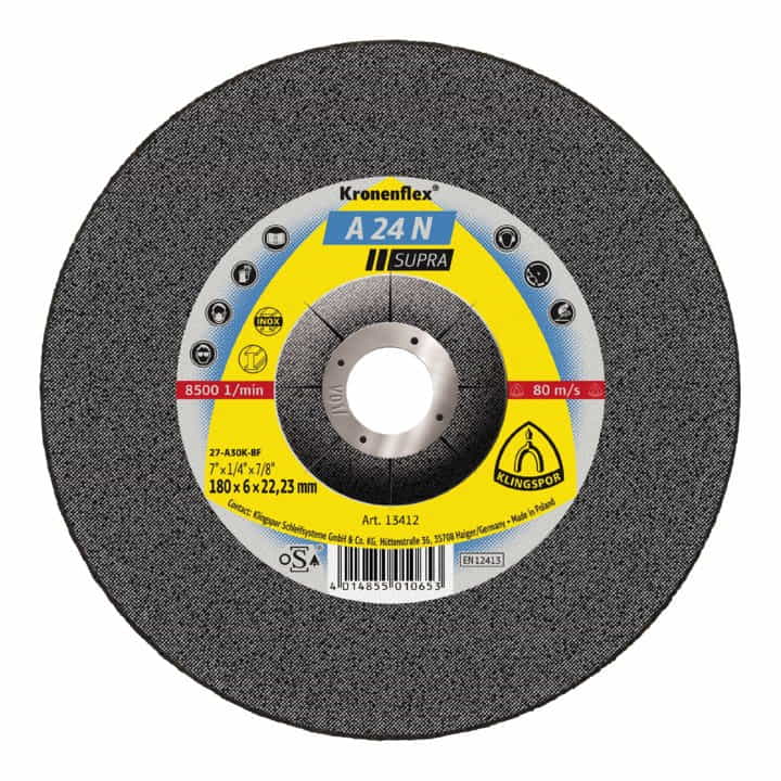 Markenware KLINGSPOR Schruppscheibe A 24 N Supra D115xS6mm ( 4000841092 )