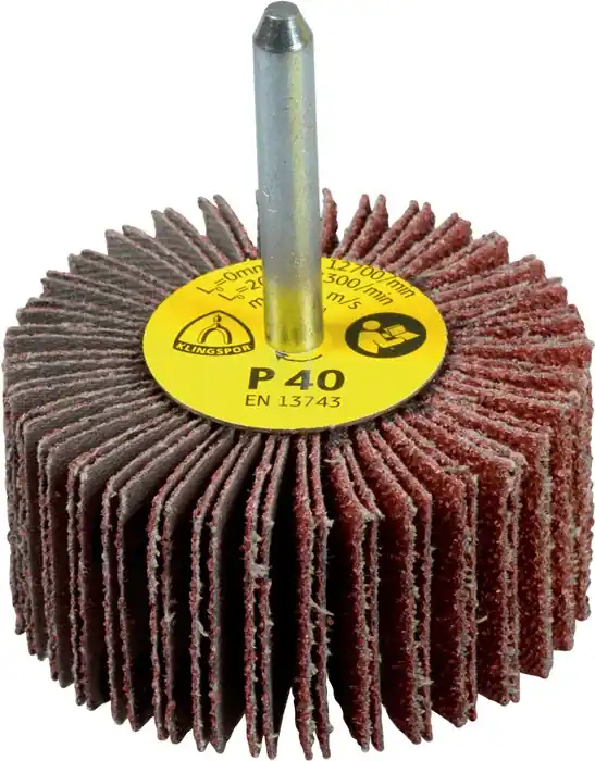 KLINGSPOR Fächerschleifer KM 613 Ø40xH15mm Körnung 40 ( 8000352767 ) Garantierte Lieferung