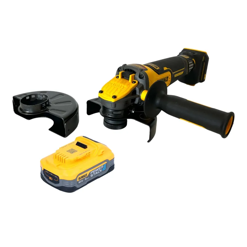 DeWalt DCG 416 VS N Akku Winkelschleifer 18 V 125 mm Brushless + 1x PowerStack Akku 5,0 Ah - ohne Ladegerät Neu Im Sortiment