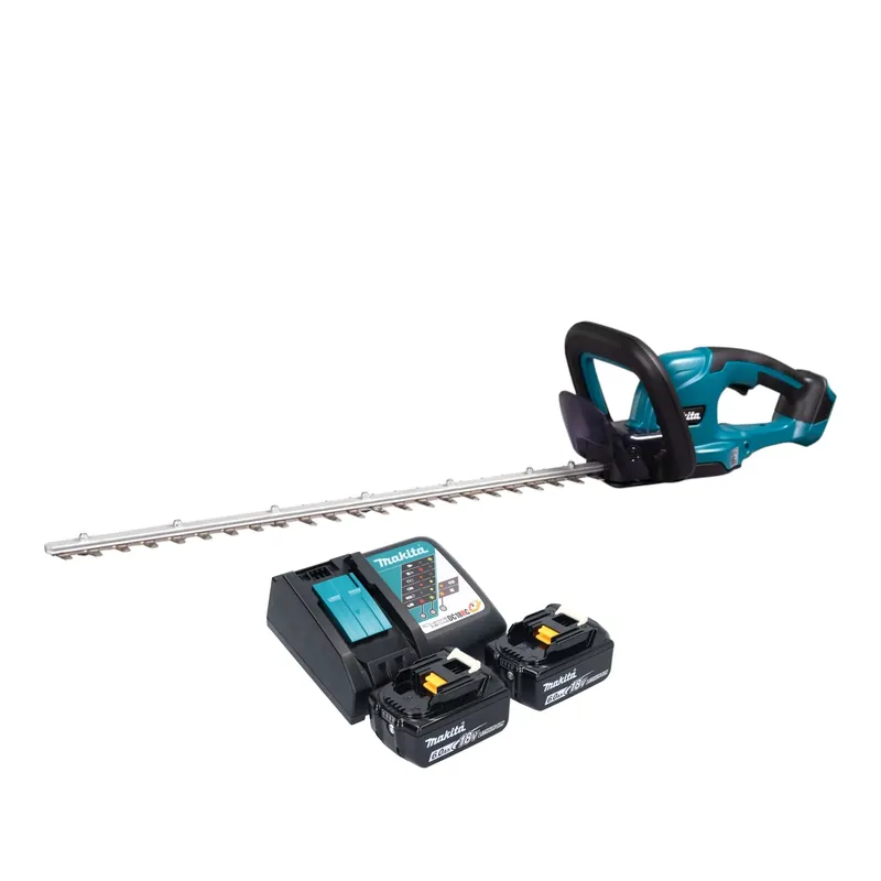 Makita DUH 607 RG2 Akku Heckenschere 18 V 60 cm + 2x Akku 6,0 Ah + Ladegerät Ausverkauf