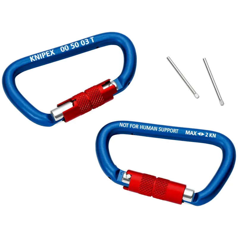KNIPEX Materialkarabiner Länge 81 mm ( 4000810334 ) Meistverkauft