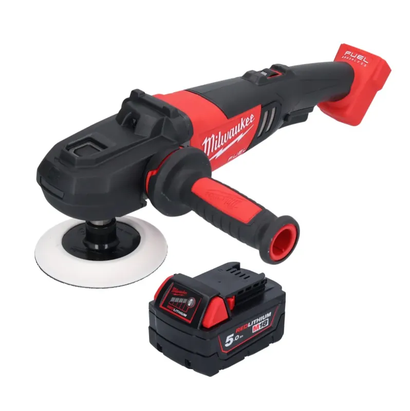 Milwaukee M18 FAP180-501 Akku Polierer 18 V 180 mm Brushless + 1x Akku 5,0 Ah - ohne Ladegerät Ausverkauf