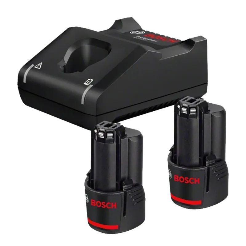 Angebot Bosch Professional 12 Volt Akku Set ( 1600A019R8 ) mit 2x GBA Akku 2,0 Ah + GAL 12V-40 Ladegerät