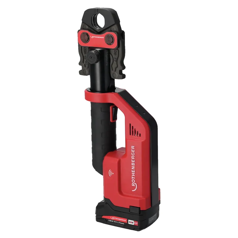 Rothenberger ROMAX Compact III Basic Set 1 Akku Radialpressmaschine 18 V 19 kN ( 1000004261 ) + 1x Akku 2,0 Ah + Ladegerät + Koffer Top-Angebot