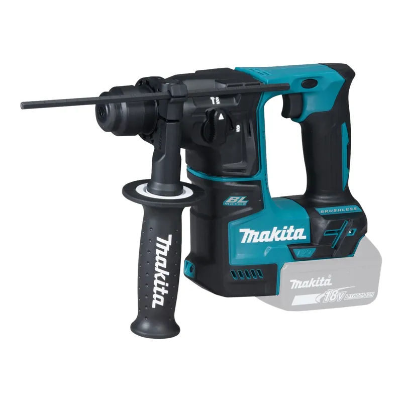 Makita DHR 171 RAX3 Akku Bohrhammer 18 V 1.2 Joule SDS Plus Brushless + 2x Akku 2,0 Ah + Ladegerät + 65 tlg. Set + Koffer Nur Heute