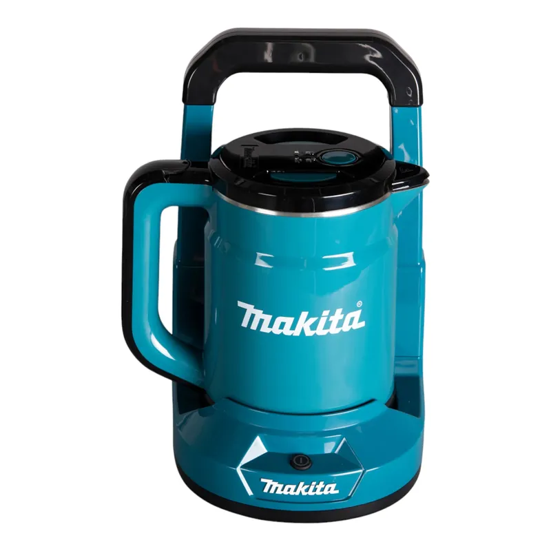 Makita DKT 360 PT2 Akku Wasserkocher 36 V ( 2x 18 V ) 0,8 L + 2x Akku 5,0 Ah + Doppelladegerät Nur Heute