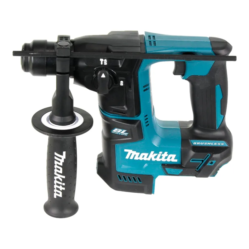 Makita DHR 171 RA1X3 Akku Bohrhammer 18 V 1,2 J SDS-Plus Brushless + 1x Akku 2,0 Ah + Ladegerät + 65 tlg. Zubehör Set + Koffer Beliebt