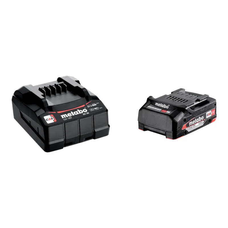 Nur Heute Metabo Basis Set 1x Li-Power Akkupack 18 V 2,0 Ah Akku ( 625596000 ) + SC 36 Ladegerät
