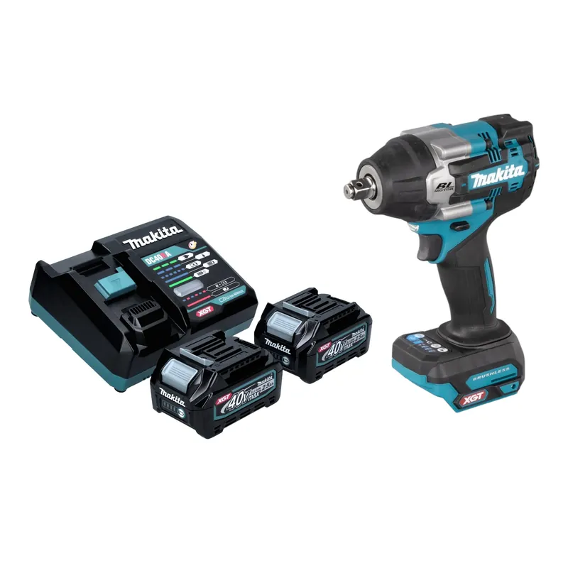 Makita TW 007 GD201 Akku Schlagschrauber 40 V max. 760 Nm 1/2'' Brushless + 2x Akku 2,5 Ah + Ladegerät Direktkauf