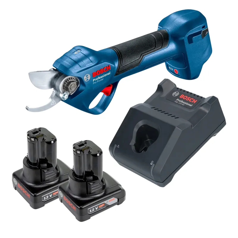 Saisonangebot Bosch Pro Pruner Professional Akku Astschere 12 V + 2x Akku 4,0 Ah + Ladegerät