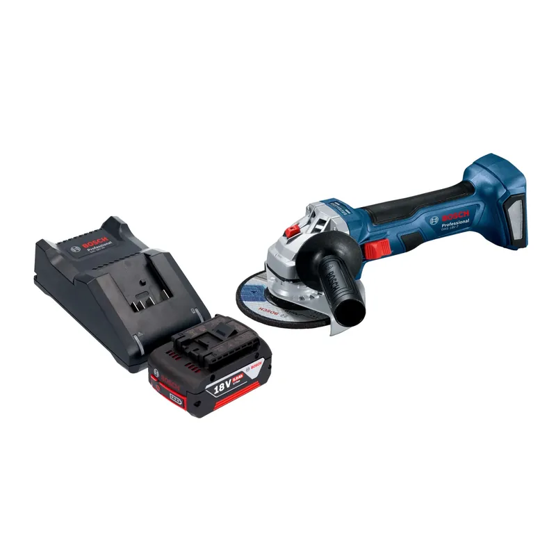 Bosch GWS 18V-7 Professional Akku Winkelschleifer 18 V 115 mm Brushless + 1x Akku 5,0 Ah + Ladegerät Bestseller