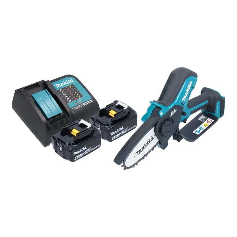 Makita DUC 101 SM201 Akku Astsäge 18 V 10 cm Brushless + 2x Akku 4,0 Ah + Ladegerät Bestseller