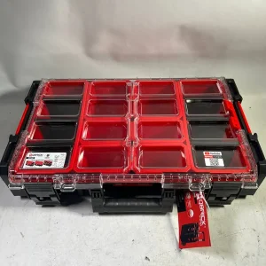 Qbrick System ONE Organizer XL 2.0 stapelbar 582 x 387 x 131 mm 13,5 l IP66 mit 6 Inlays und 6 Trennwände - Beschädigt Bestseller