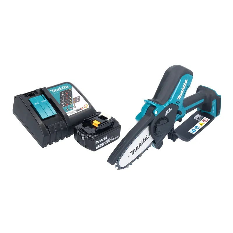 Makita DUC 101 RG01 Akku Astsäge 18 V 10 cm Brushless + 1x Akku 6,0 Ah + Ladegerät Finale Aktion