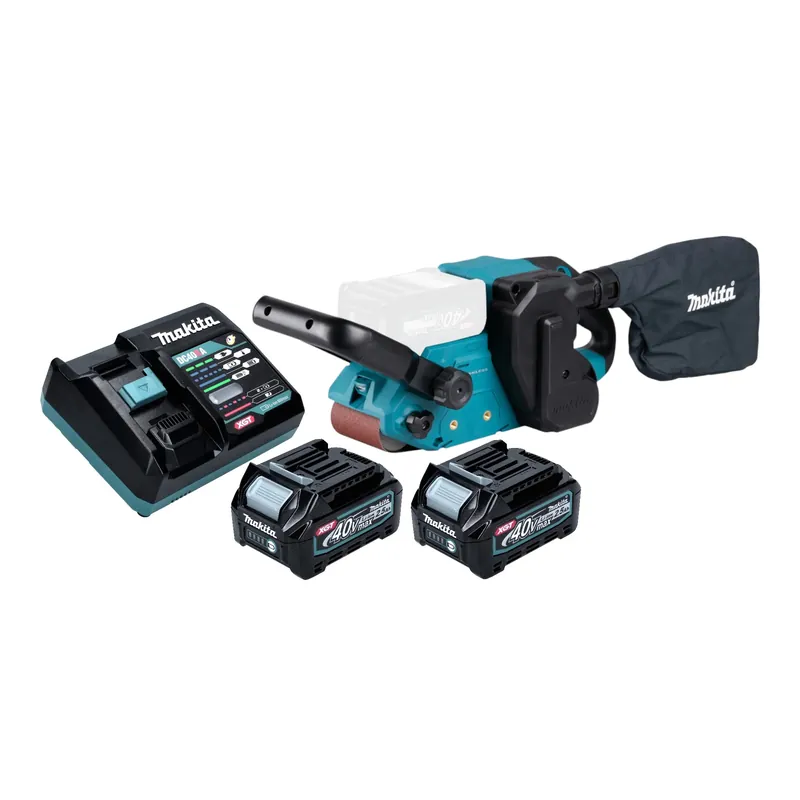 Makita BS 001 GD201 Akku Bandschleifer 40 V max. 76 x 533 mm Brushless + 2x Akku 2,5 Ah + Ladegerät Jetzt Kaufen