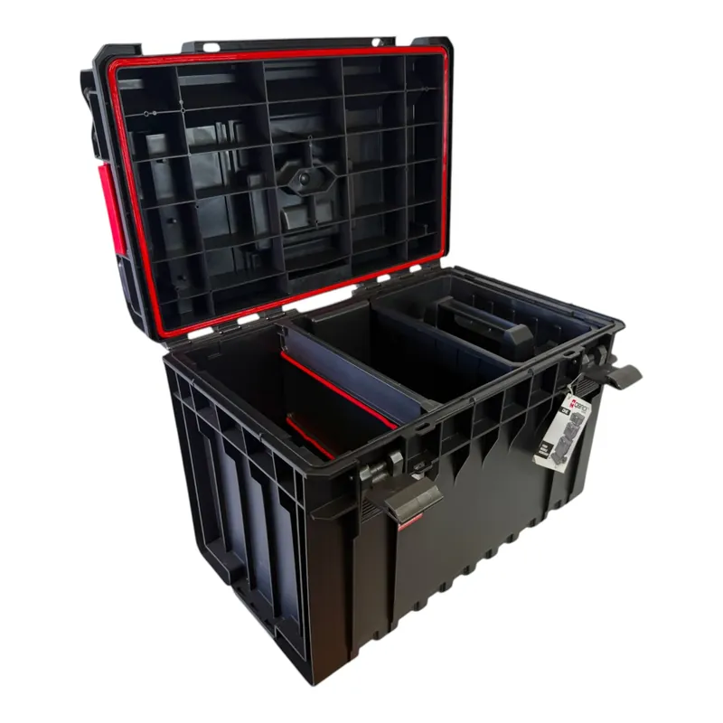 Highlight Qbrick System ONE 450 1.0 Technik Werkzeugkoffer 585 x 385 x 420 mm 52 l stapelbar IP66 ( alte Version ) ohne Gewindeeinsätze