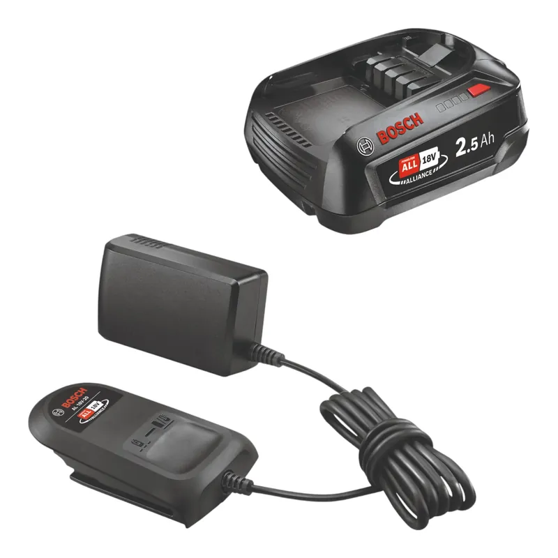 Schneller Versand Bosch Starter Set 18 V Alliance 1x PBA 18 V / 2,5 Ah Akku + AL 18V-20 Ladegerät ( 1600A02625 )