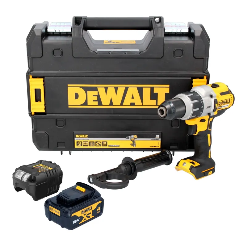 Top-Seller DeWalt DCD 996 M1T Akku Schlagbohrschrauber 18 V 95 Nm Brushless + 1x Akku 4,0 Ah + Ladegerät + TSTAK