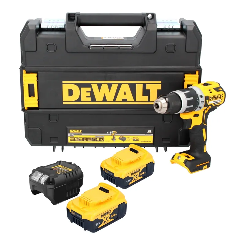 Jetzt Bestellen DeWalt DCD 796 P2T Akku Schlagbohrschrauber 18 V 70 Nm Brushless + 2x Akku 5,0 Ah + Ladegerät + TSTAK