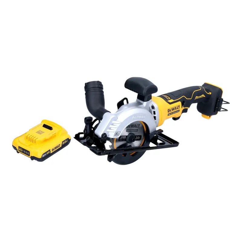 DeWalt DCS 571 N Akku Handkreissäge 18 V 115 mm Brushless + 1x Akku 2,0 Ah - ohne Ladegerät Ausverkauf