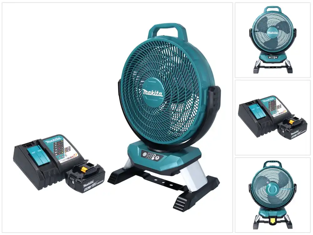 Direkt Vom Hersteller Makita DCF 301 RG1 Akku Ventilator Lüfter 18 V 33 cm + 1x Akku 6,0 Ah + Ladegerät