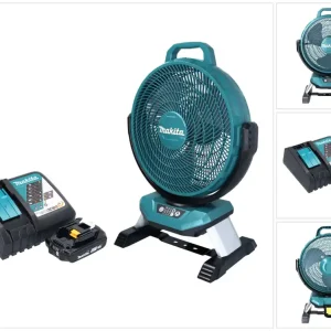 Sonderaktion Makita DCF 301 RA1 Akku Ventilator Lüfter 18 V 33 cm + 1x Akku 2,0 Ah + Ladegerät
