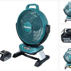 Expressversand Makita DCF 301 T1 Akku Ventilator Lüfter 18 V 33 cm + 1x Akku 5,0 Ah - ohne Ladegerät