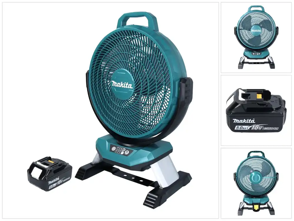 Expressversand Makita DCF 301 T1 Akku Ventilator Lüfter 18 V 33 cm + 1x Akku 5,0 Ah - ohne Ladegerät