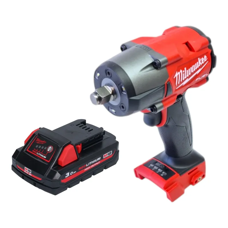 Versand Am Gleichen Tag Milwaukee M18 FMTIW2F12-301 Akku Schlagschrauber 18 V 745 Nm 1/2" Brushless + 1x Akku 3,0 Ah - ohne Ladegerät