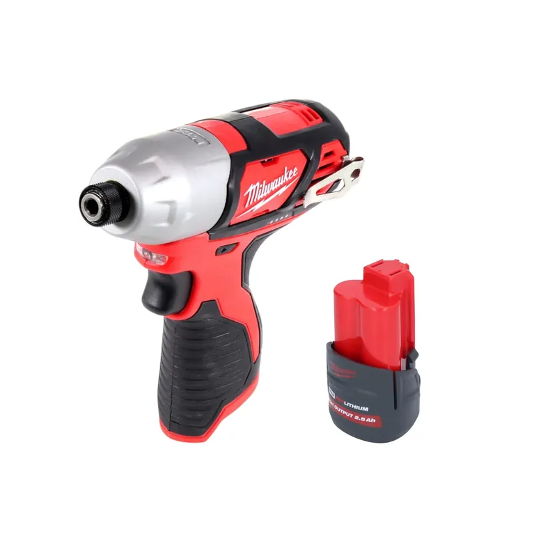 Online Kaufen Milwaukee M12 BID-251 Akku Schlagschrauber 12 V 112 Nm 1/4" + 1x Akku 2,5 Ah - ohne Ladegerät
