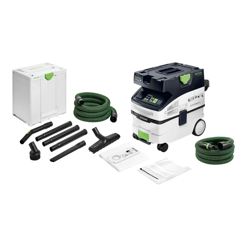 Zertifiziert Festool CTL MIDI I AC Absaugmobil 1200 W 15 l AUTOCLEAN Staubklasse L ( 578545 ) + 8 tlg. Handwerker Reinigungsset ( 577258 )
