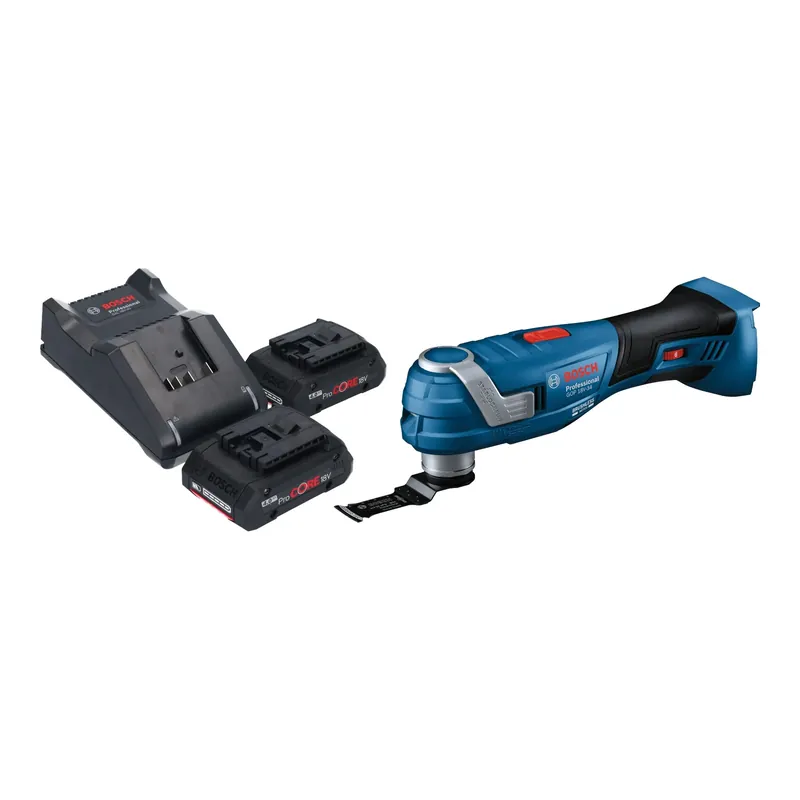 Bosch GOP 18V-34 Professional Akku Multi Cutter 18 V Starlock Plus + 2x ProCORE Akku 4,0 Ah + Ladegerät Knallerangebot