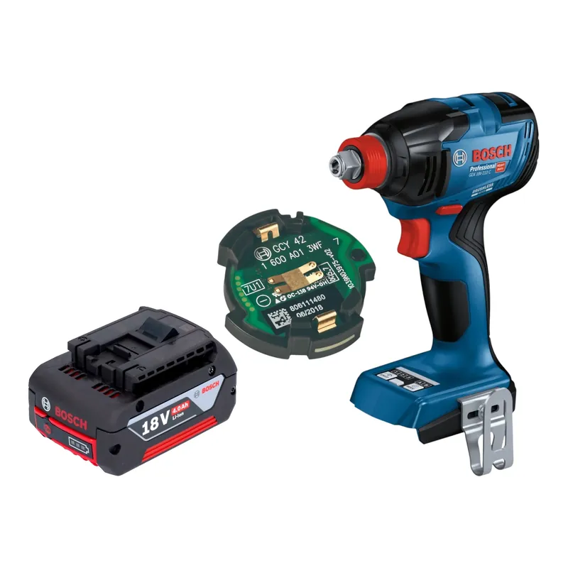 Kracherpreis Bosch GDX 18V-210 C Professional Akku Drehschlagschrauber 18 V 210 Nm Brushless + 1x Akku 4,0 Ah + GCY 42 Bluetooth Modul - ohne Ladegerät