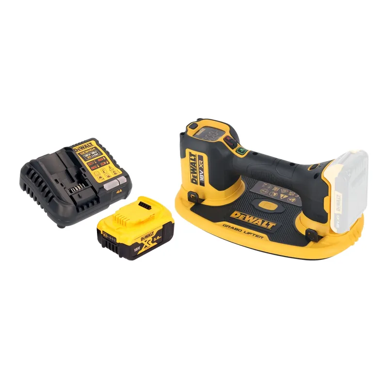 DeWalt DCE 590 P1 Akku Vakuum Heber 18 V 120 kg + 1x Akku 5,0 Ah + Ladegerät Nur Heute