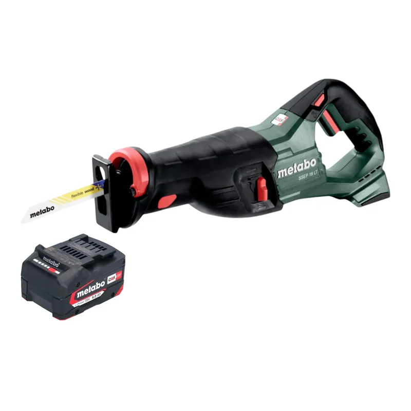 Top-Seller Metabo SSEP 18 LT Akku Säbelsäge 18 V 32 mm + 1x Akku 4,0 Ah - ohne Ladegerät