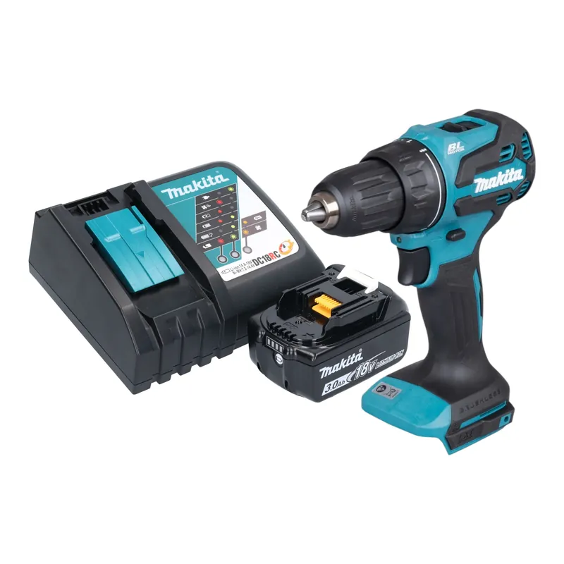 Direkt Vom Hersteller Makita DDF 490 RF1 Akku Bohrschrauber 18 V 65 Nm 1/2" Brushless + 1x Akku 3,0 Ah + Ladegerät