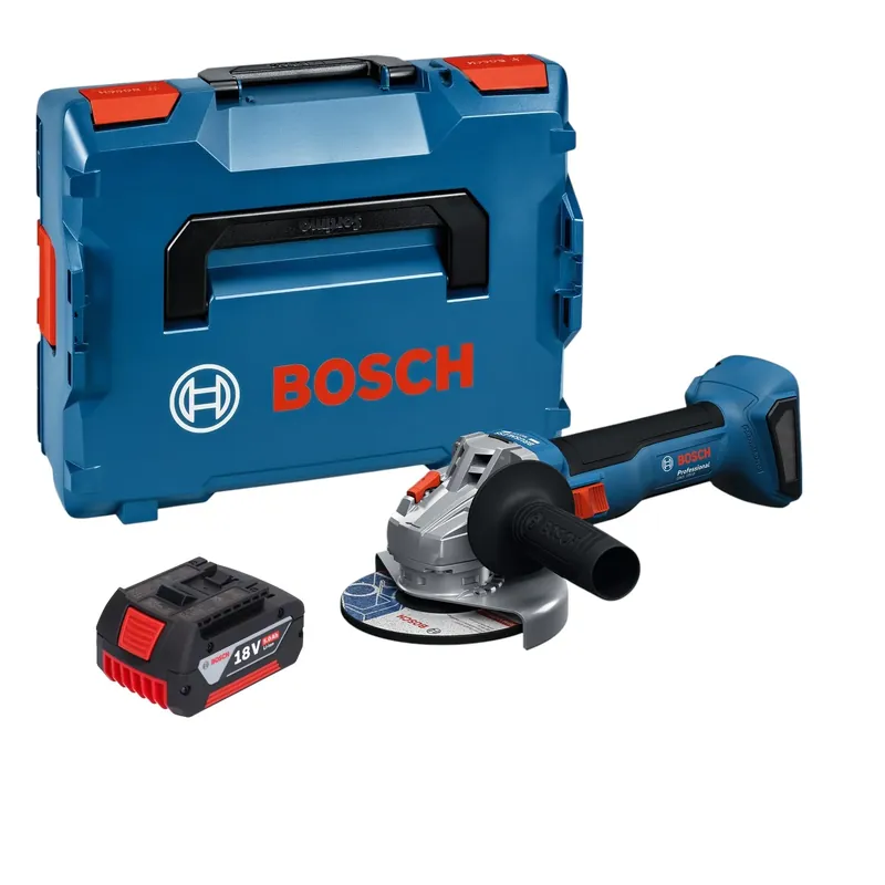 Bosch GWS 18V-8 Professional Akku Winkelschleifer 18 V 125 mm Brushless + 1x Akku 5,0 Ah + L Boxx - ohne Ladegerät Expressversand