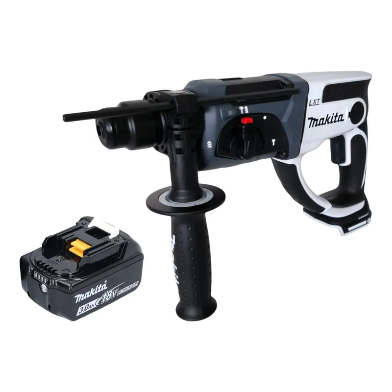 Begrenztes Angebot Makita DHR 202 F1W Akku Bohrhammer 18 V 20 mm 2,0 J weiß + 1x Akku 3,0 Ah - ohne Ladegerät
