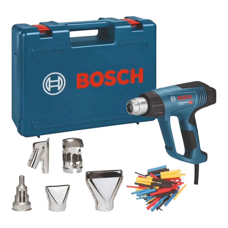 Bosch GHG 23-66 Professional Heißluftgebläse 2300 Watt 50 - 650 °C ( 06012A6301 ) + 5x Düse + Koffer Must-Have