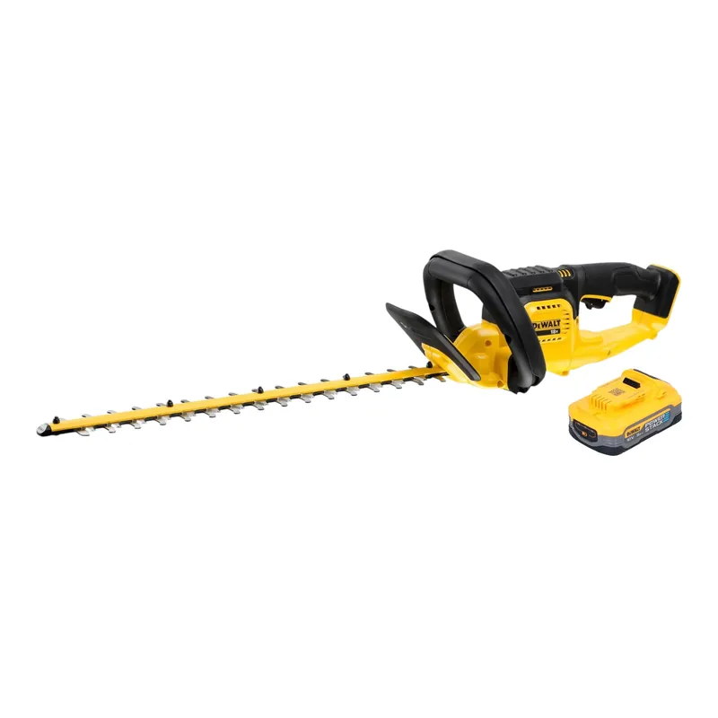 Super-Preis Dewalt DCMHT 563 N Akku Heckenschere 18 V 55 cm + 1x Powerstack Akku 5,0 Ah - ohne Ladegerät