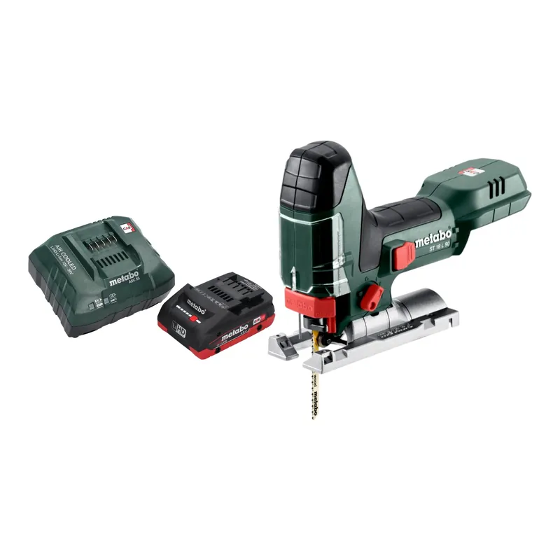 Günstig Metabo ST 18 L 90 Akku Stichsäge 18 V 90 mm + 1x LiHD Akku 4,0 Ah + Ladegerät