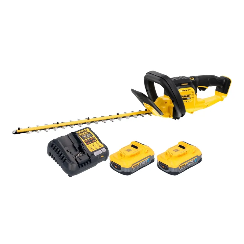 Dewalt DCMHT 563 H2 Akku Heckenschere 18 V 55 cm + 2x Powerstack Akku 5,0 Ah + Ladegerät Garantierte Lieferung