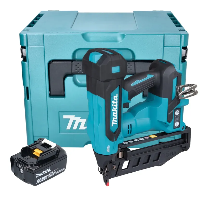 Makita DBN 601 F1J Akku Nagler 18 V 19 - 64 mm Brushless + 1x Akku 3,0 Ah + Makpac - ohne Ladegerät Aktuell