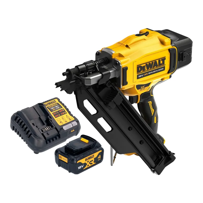 DeWalt DCN 930 M1 Akku Nagler 18 V 50 - 90 mm Brushless + 1x Akku 4,0 Ah + Ladegerät Nur Für Kurze Zeit