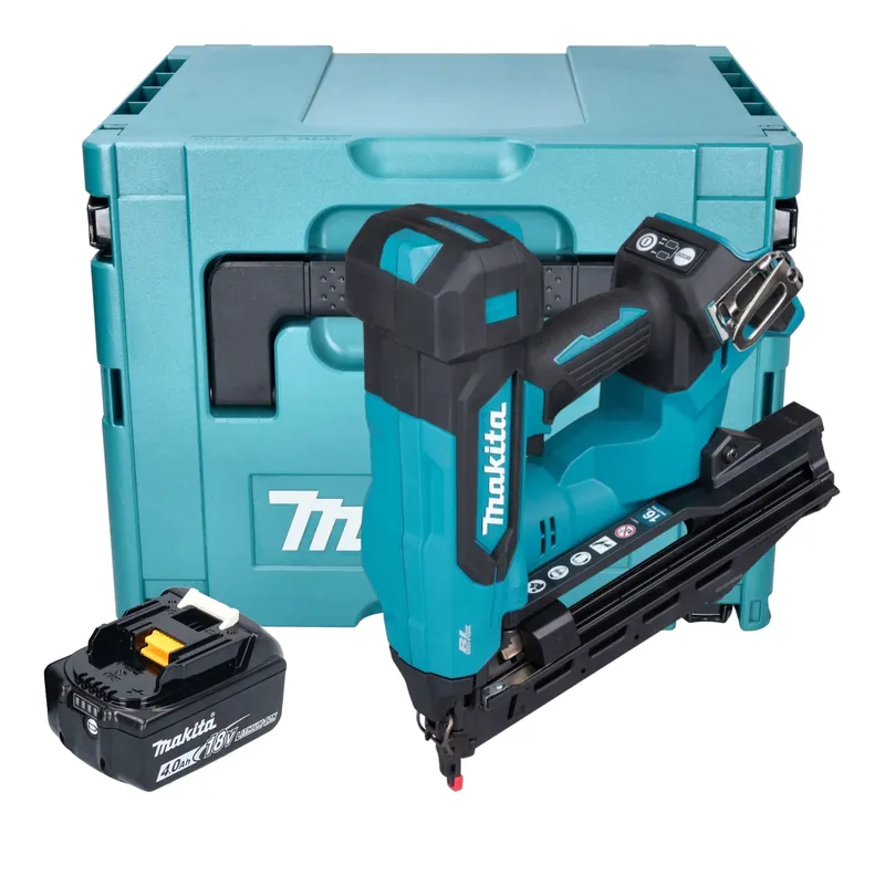 Makita DBN 610 M1J Akku Stauchkopfnagler 18 V 32 - 64 mm Brushless + 1x Akku 4,0 Ah + Makpac - ohne Ladegerät Garantierte Lieferung